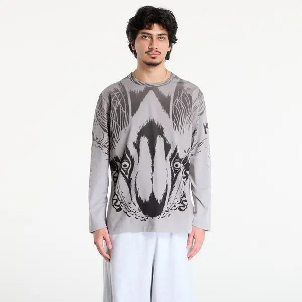 Y-3 Majice Y-3 Mercedes Wolf Graphic Long Sleeve T Shirt Black L