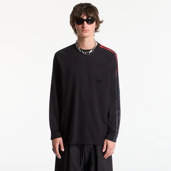 Y-3 Majice Y-3 Oversized Gradient Stripes Long Sleeve T-Shirt UNISEX Black XS