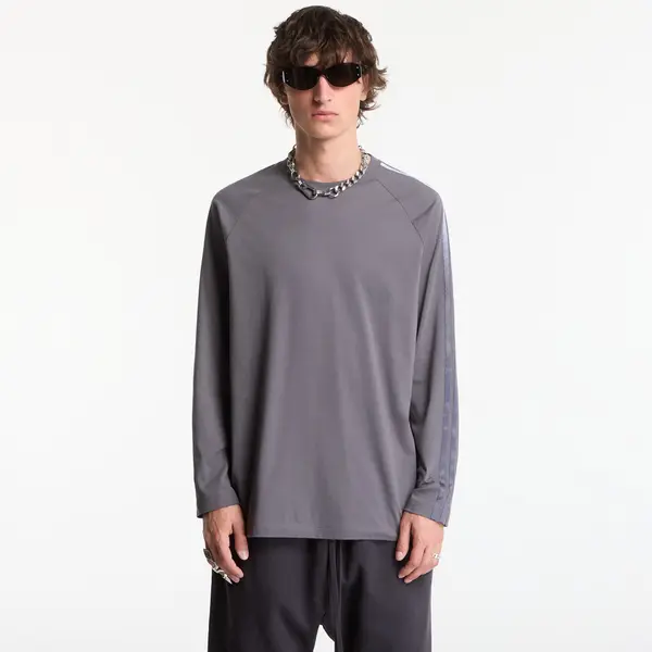 Y-3 Majice Y-3 Oversized Gradient Stripes Long Sleeve T-Shirt UNISEX Grey Five XL