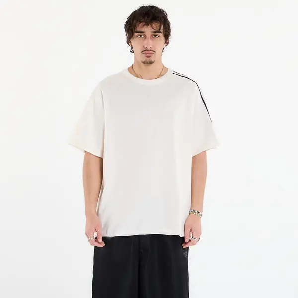 Y-3 Majice Y-3 Raw Edge 3 Stripes Short Sleeve T-Shirt Chalk White M