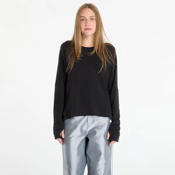 Y-3 Majice Y-3 W Running Long Sleeve T-Shirt Black XS/30
