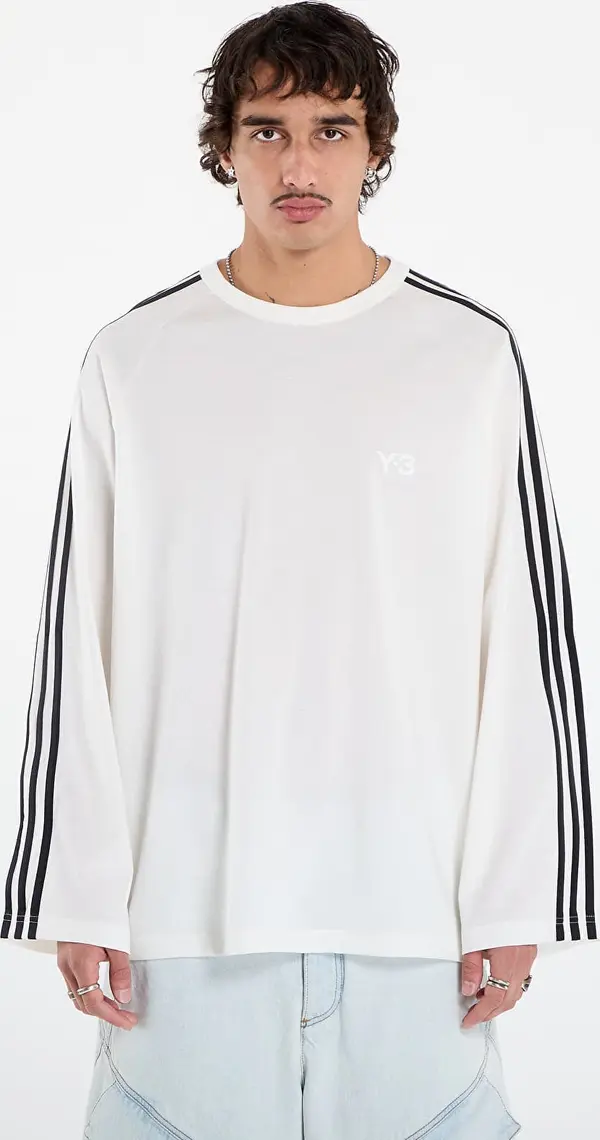 Y-3 Majice Y-3 Wire Long Sleeve Tee UNISEX Core White S