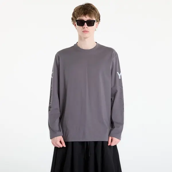 Y-3 Majice Y-3 x Mercedes-AMG PETRONAS Formula One Team Chaos Logo Long Sleeve T Shirt Granite M