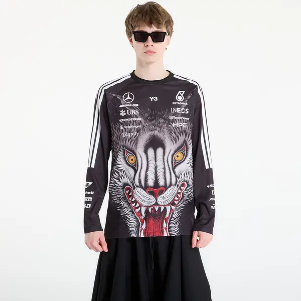 Y-3 Majice Y-3 x Mercedes-AMG PETRONAS Formula One Team Driver Jersey Long Sleeve Black L