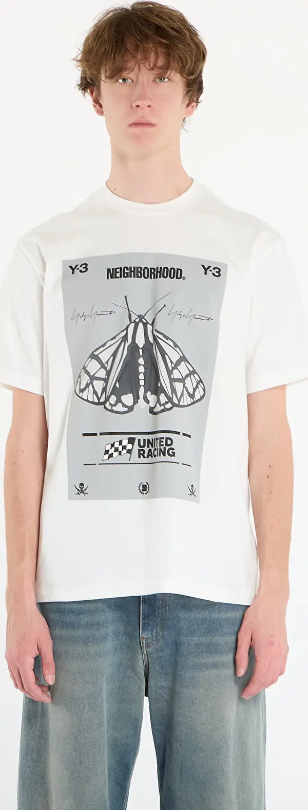 Y-3 Majice Y-3 x Neighborhood Graphic Tee UNISEX Core White M