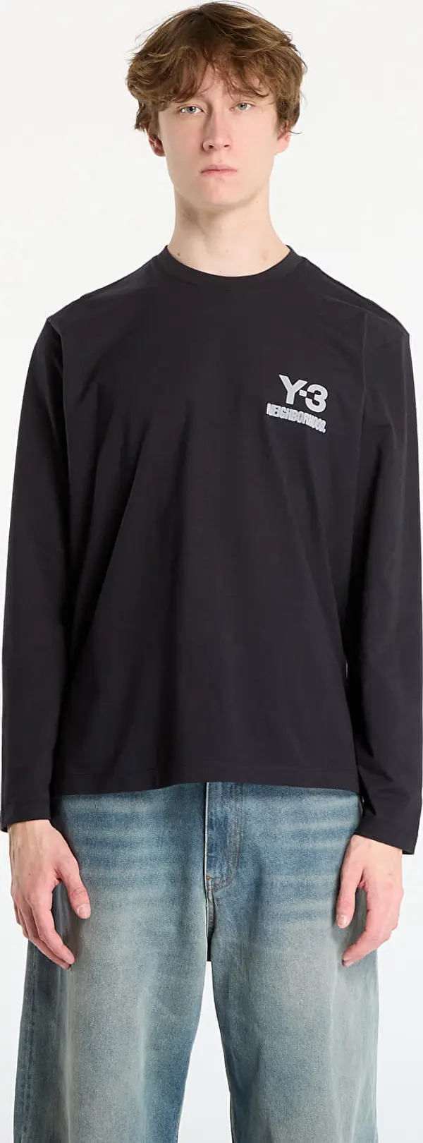 Y-3 Majice Y-3 x Neighborhood Logo Long Sleeve Tee UNISEX Black S