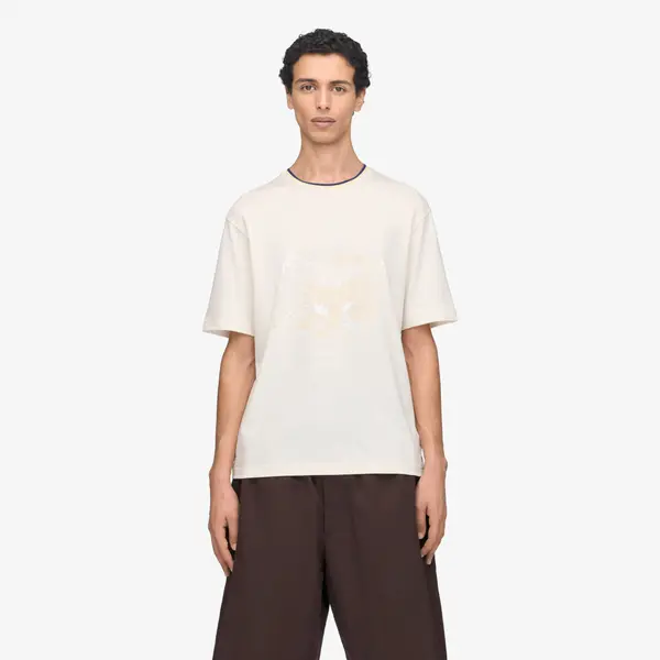 Y-3 Majice Y-3 x Wales Bonner Graphic T-Shirt Chalk White M