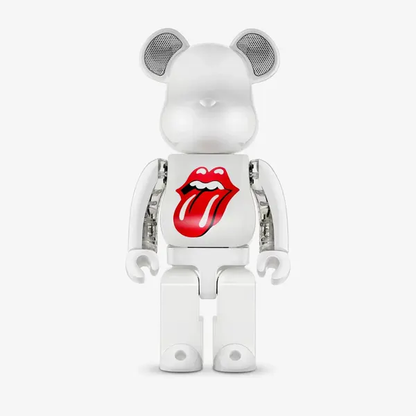 Medicom Toy Medicom Toy x The Rolling Stones BE@RBRICK Audio 400% White Universal