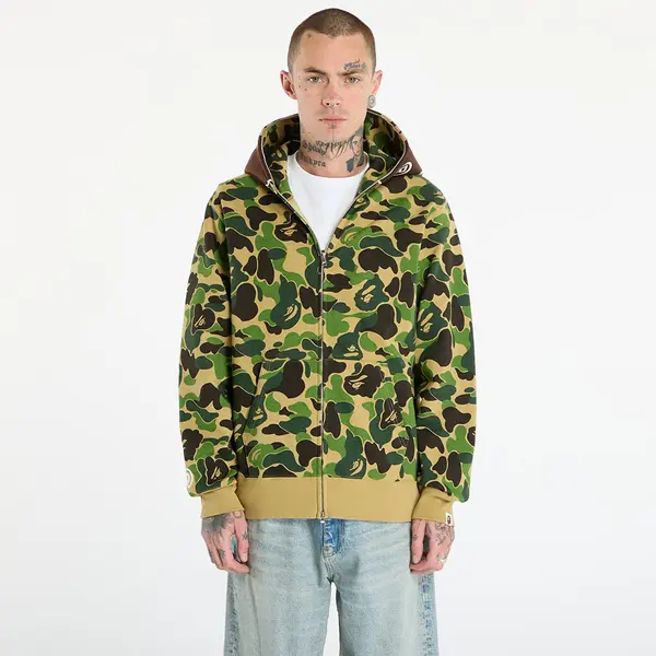 A BATHING APE Mikina A BATHING APE Abc Camo 2Nd Ape Full Zip Hoodie UNISEX Green XL