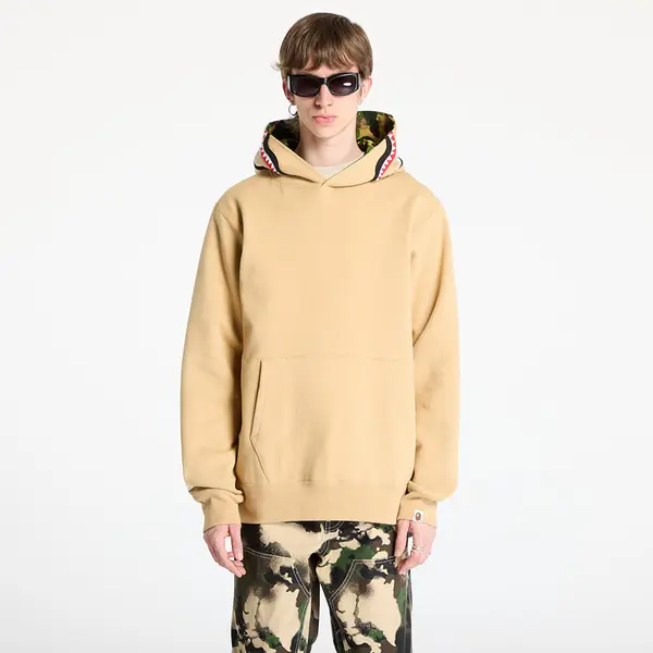 A BATHING APE Mikina A BATHING APE Abc Camo Shark Pullover Hoodie UNISEX Beige S