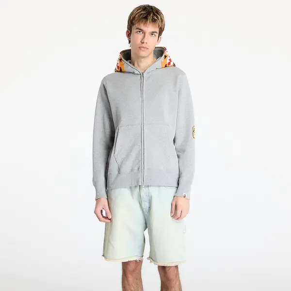 A BATHING APE Mikina A BATHING APE Tiger Full Zip Hoodie UNISEX Gray XL