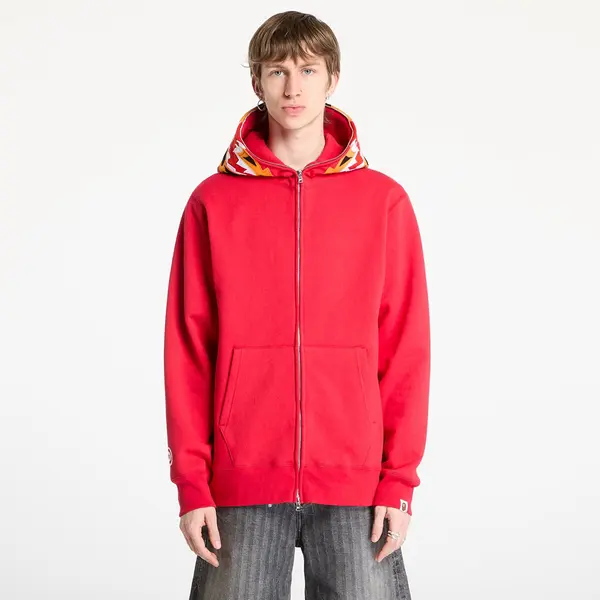 A BATHING APE Mikina A BATHING APE Tiger Full Zip Hoodie UNISEX Red XL
