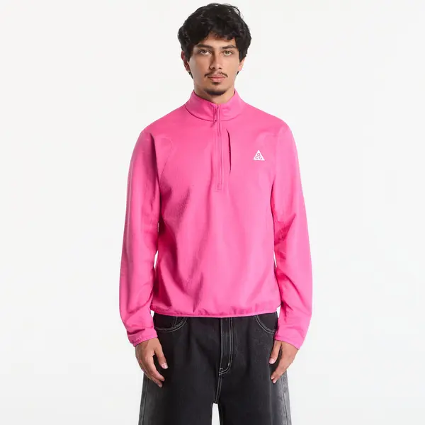 Nike Mikina ACG "Wolf Grid" Men's Therma-FIT 1/2-Zip Hiking Top Desert Pink/ Summit White M