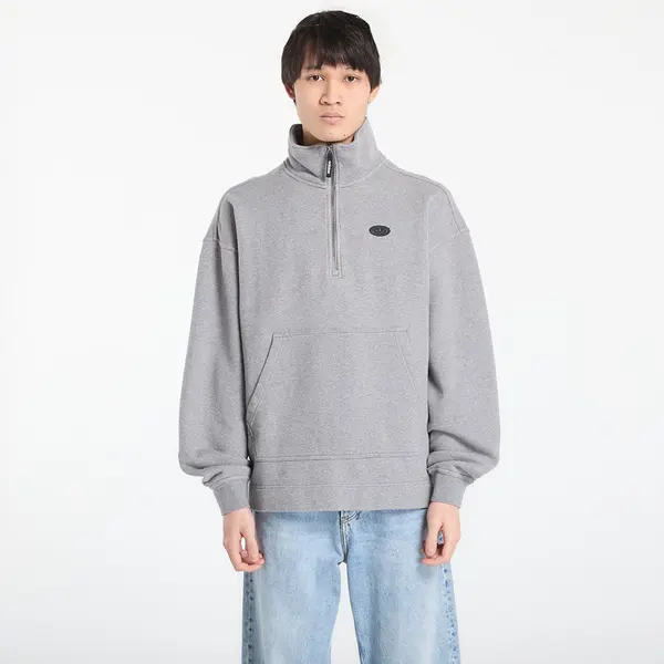 adidas Originals Mikina adidas 90S Alternative Sport Half Zip Graphic Fleece Sweatshirt Core Heather S