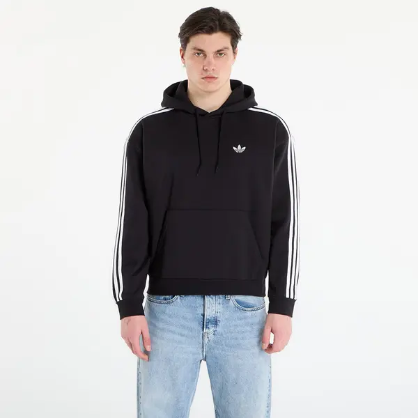 adidas Originals Mikina adidas Adicolor Classics 3-Stripes Hoodie Black L