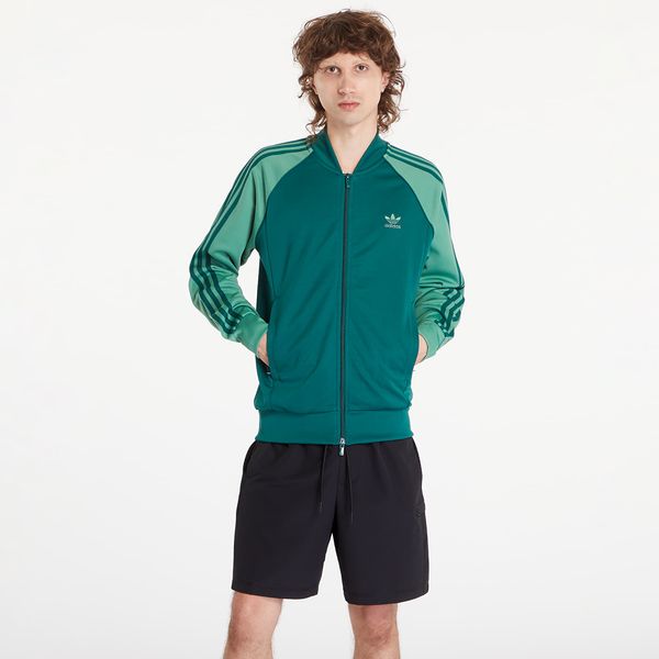 adidas Originals Mikina adidas Adicolor Classics Track Top Collegiate Green/ Preloved Green L