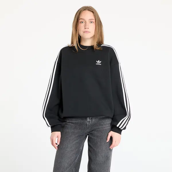 adidas Originals Mikina adidas Adicolor Oversized Crew Sweatshirt Black XL