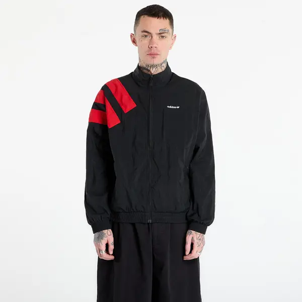 adidas Originals Mikina adidas Archive Blocked Track Top Black/ Better Scarlet L