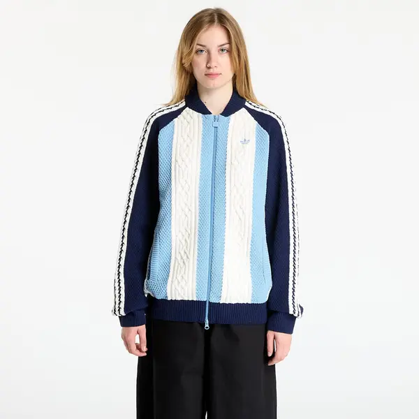 adidas Originals Mikina adidas Archive Cutline Knit Track Top Night Indigo/ Ash Blue S