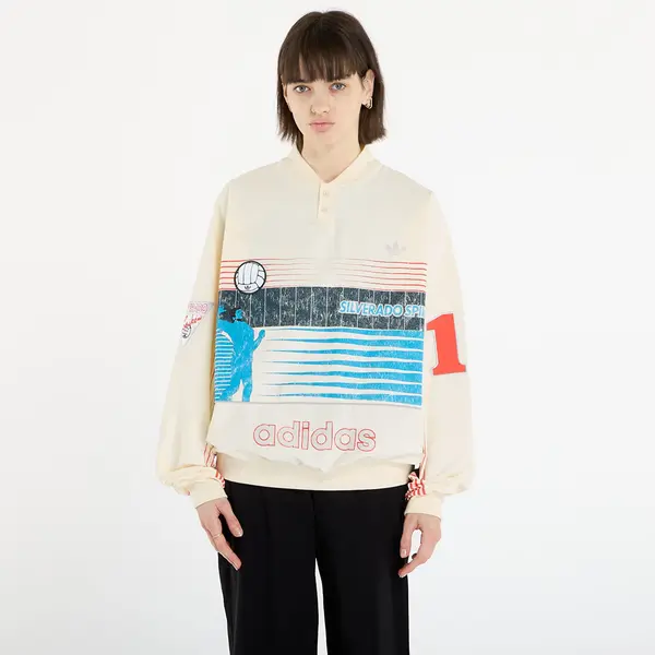 adidas Originals Mikina adidas Archive Summersport Sweatshirt Cream White L