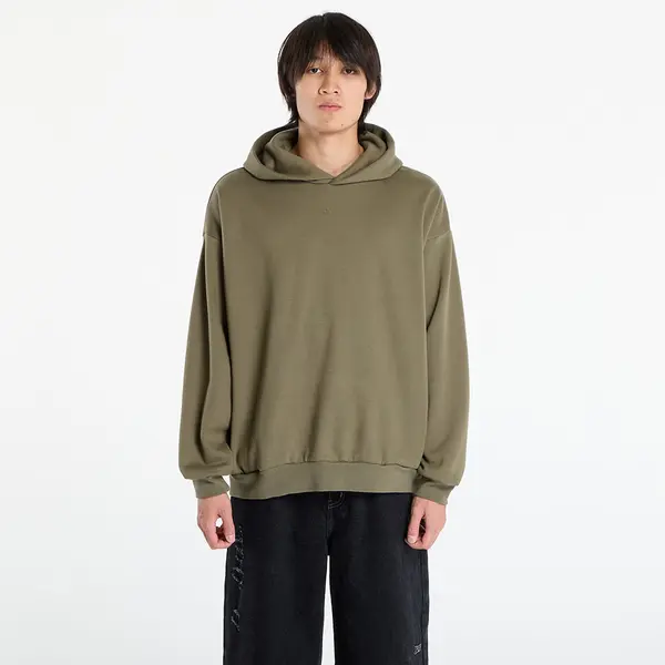 adidas Performance Mikina adidas Basketball Fleece Hoodie UNISEX Olive Strata XL