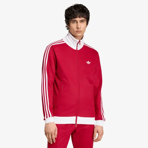 adidas Originals Mikina adidas Beckenbauer Tt Team Victory Red/ White XXL