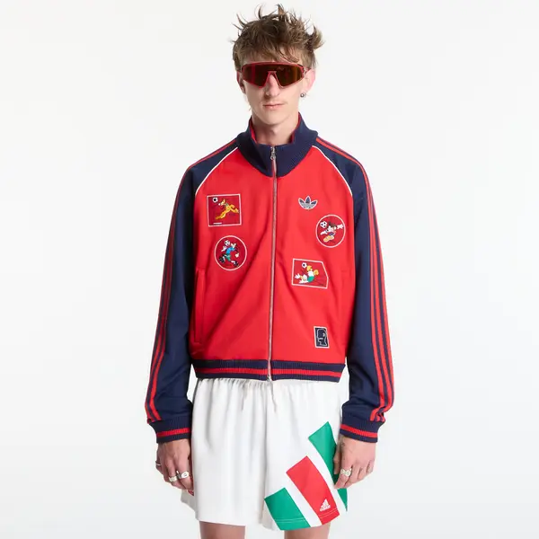 adidas Originals Mikina adidas Brain Dead Disney Tracktop Better Scarlet L