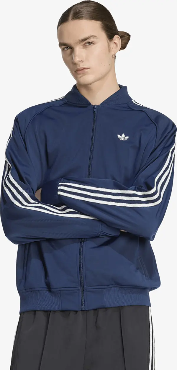 adidas Originals Mikina adidas Britcore Superstar Tracktop Night Indigo L