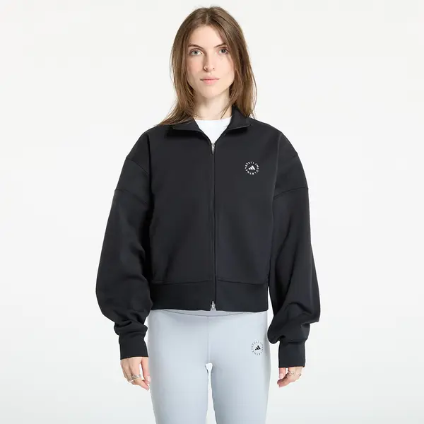 adidas Performance Mikina adidas by Stella McCartney Knitted Track Top Black/ A Charcoal L