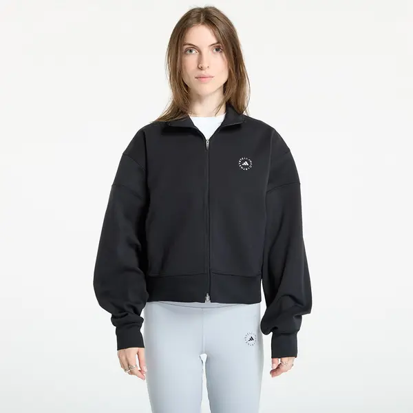 adidas Performance Mikina adidas by Stella McCartney Knitted Track Top Black/ A Charcoal M