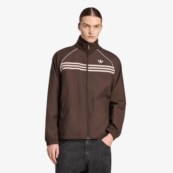 adidas Originals Mikina adidas Chest Stripes Track Top Aurora Coffee L