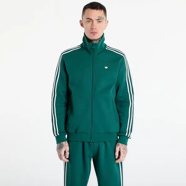 adidas Originals Mikina adidas Classic Tipped Stripes Track Top Collegiate Green XL