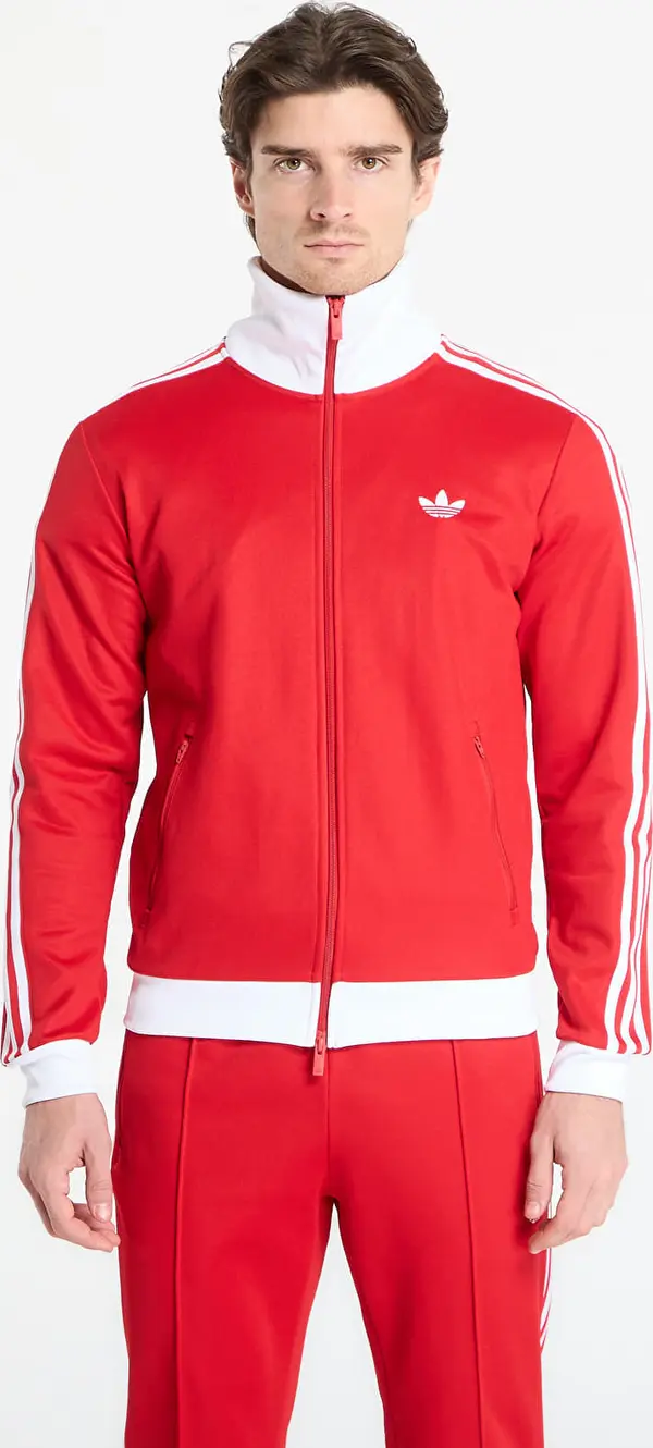 adidas Originals Mikina adidas Classic Track Top Better Scarlet XL