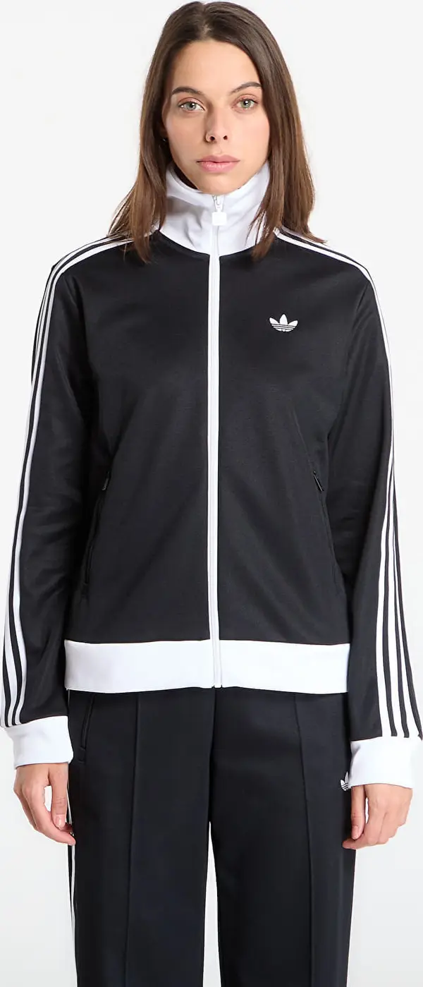 adidas Originals Mikina adidas Classic Track Top Black/ White XS