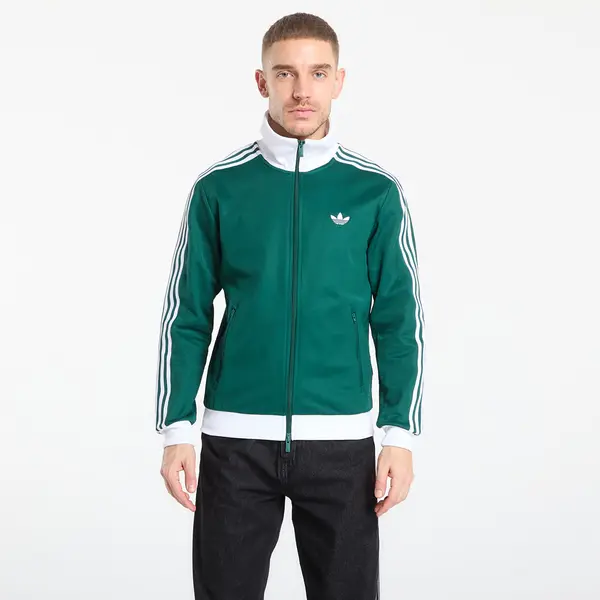 adidas Originals Mikina adidas Classic Track Top Collegiate Green/ White M