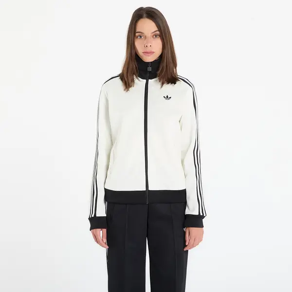 adidas Originals Mikina adidas Classic Track Top Off White/ Black L