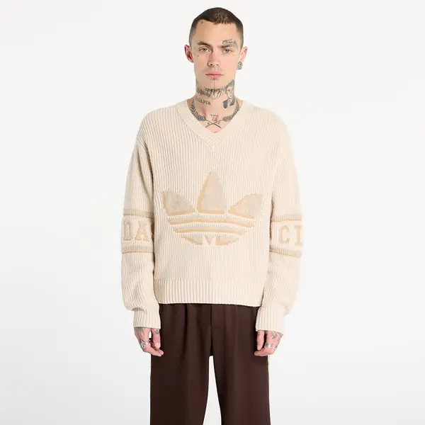 adidas Originals Mikina adidas Clot Knit Sweatshirt Warm Sandstone L