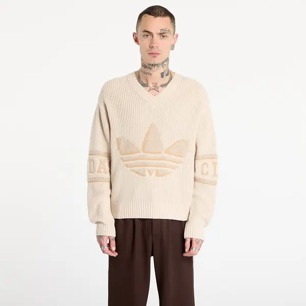 adidas Originals Mikina adidas Clot Knit Sweatshirt Warm Sandstone M