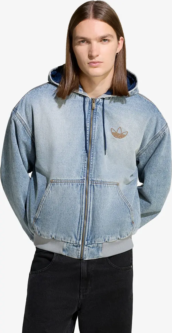 adidas Originals Mikina adidas Denim Padded Jacket Indigo Denim L