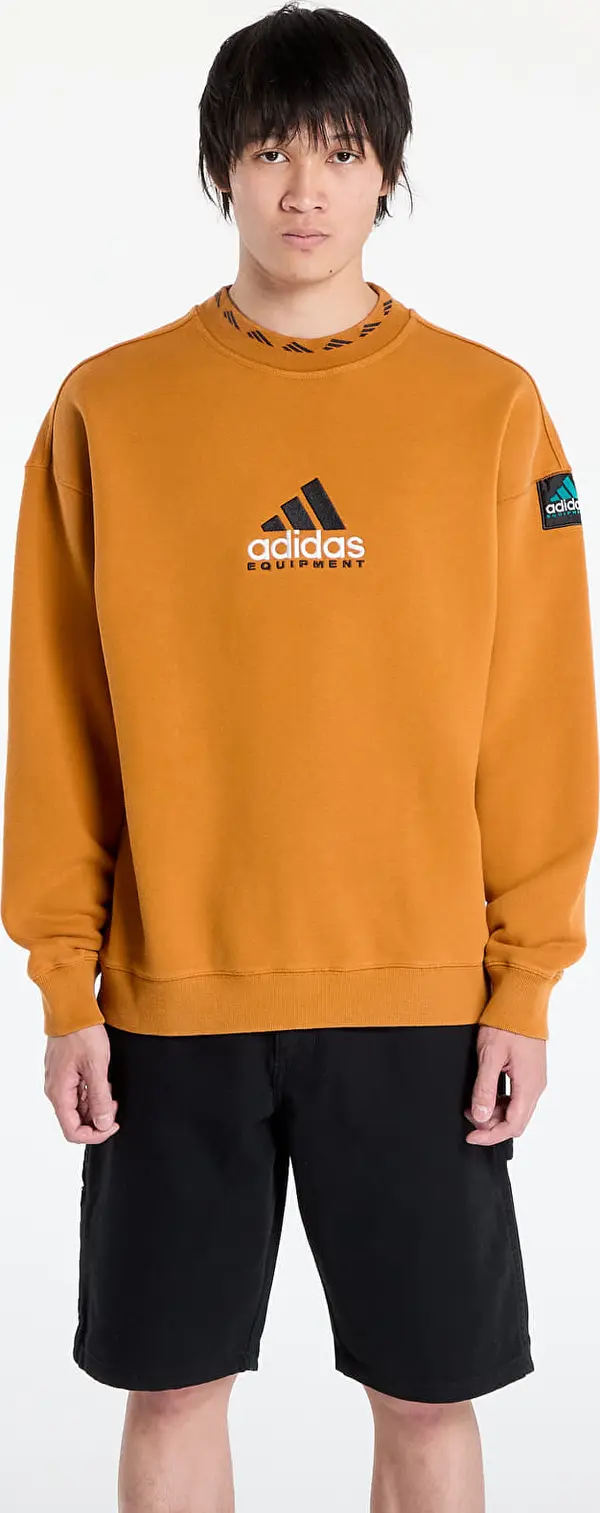 adidas Originals Mikina adidas EQT Wash Crewneck Sweatshirt Craft Ochre/ White L