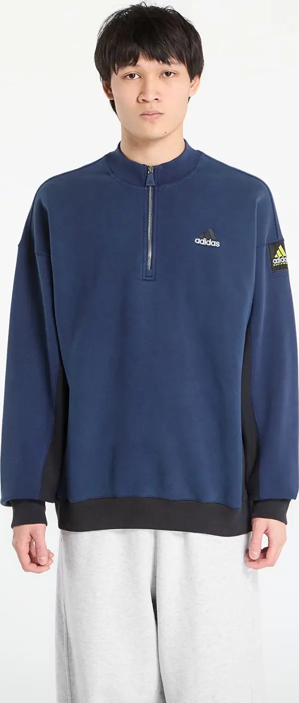 adidas Originals Mikina adidas Equipment Blocked Half-Zip Night Indigo XL