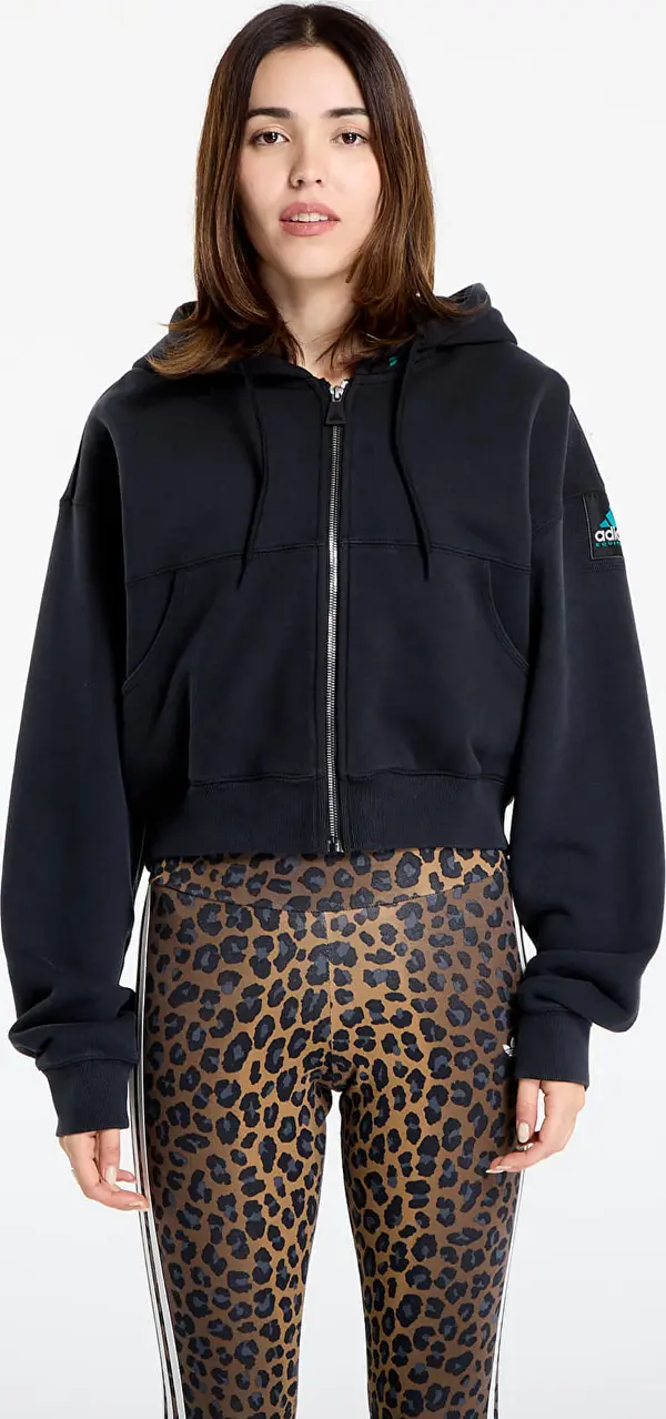 adidas Originals Mikina adidas Equipment Cropped Hoodie Black S