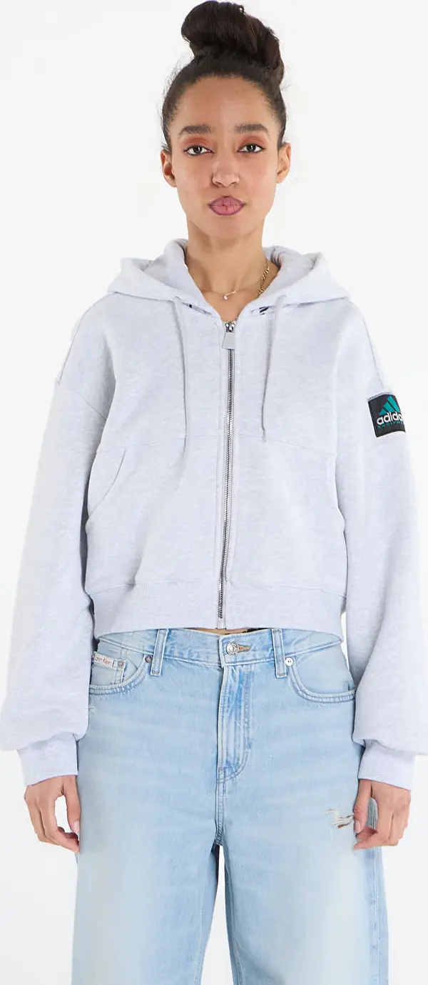 adidas Originals Mikina adidas Equipment Cropped Hoodie Lgh Solid Grey XS