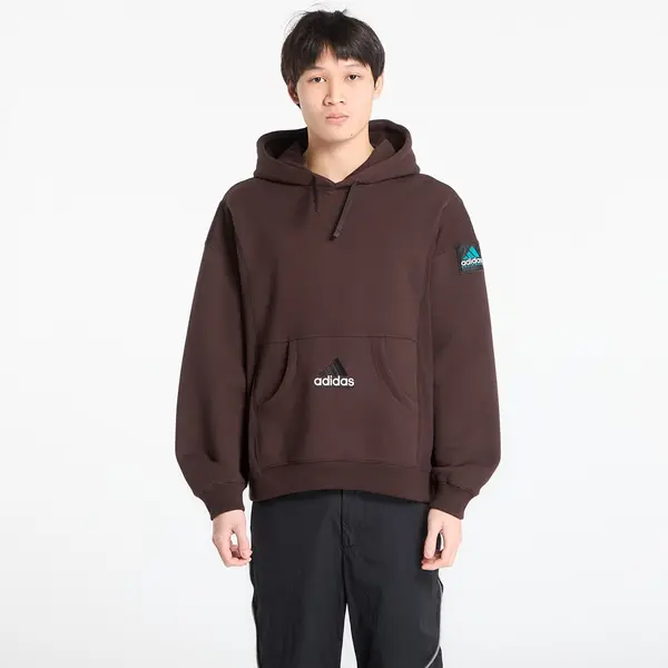 adidas Originals Mikina adidas Equipment Ribbed Hoodie Aurora Coffee L