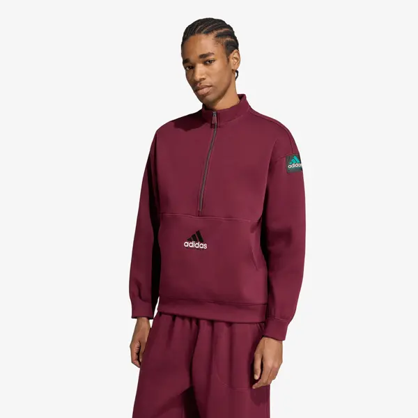 adidas Originals Mikina adidas Equipment Spacer Half-zip Maroon S