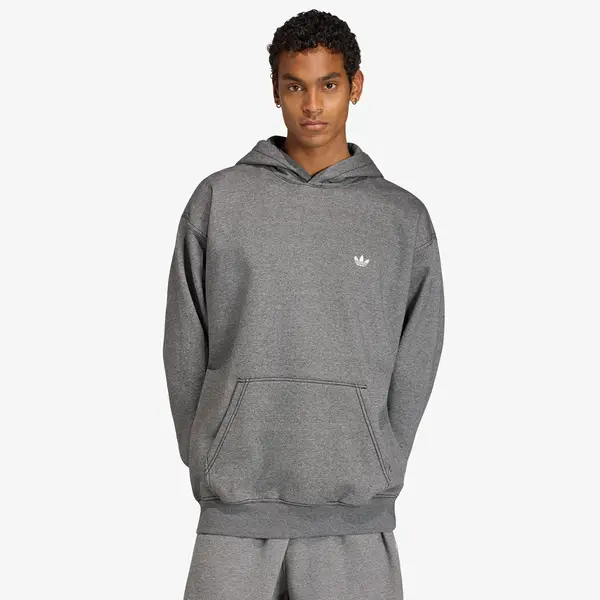 adidas Originals Mikina adidas Ess Loose Hd Grey Four Mel XXL