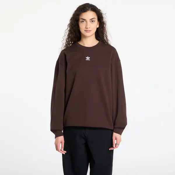 adidas Originals Mikina adidas Essentials Oversized French Terry Sweatshirt Aurora Coffee S