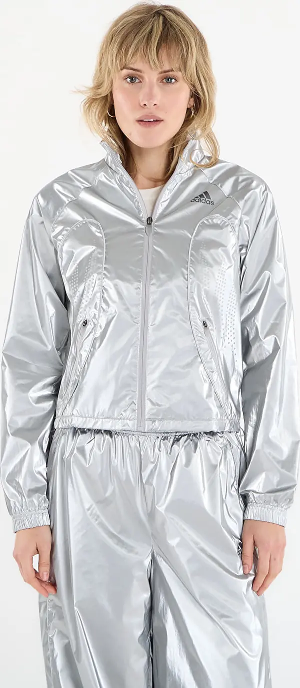 adidas Originals Mikina adidas F50 Tracktop Silver Met. S
