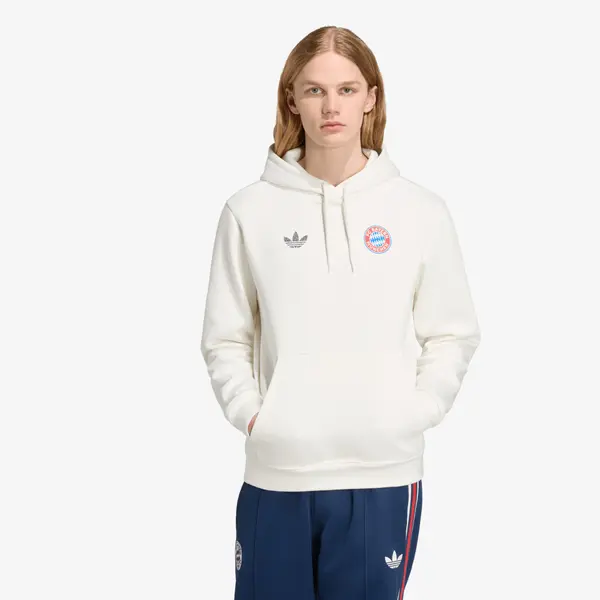 adidas Performance Mikina adidas Fcb Og2 Gr Hd Core White M