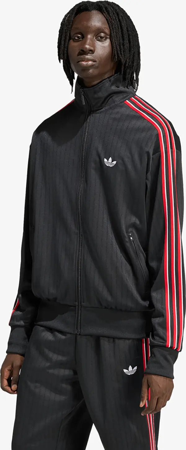 adidas Originals Mikina adidas Firebird Loose Pinstripes Track Top Black M